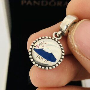 ✨🔥Pandora Japan Mount Fuji Exclusive Dangle Charm S925 Sterling Silver